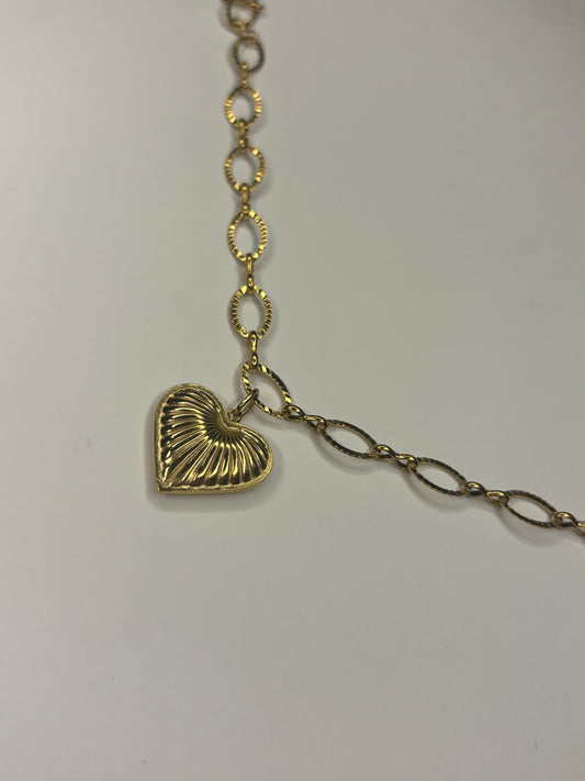 Customize ketting rond goud